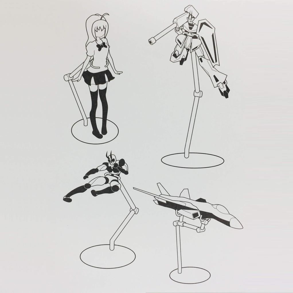 Obitsu Doll Multi Stand Clear