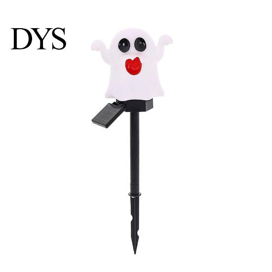 Solar Fairy Tale Yard Decor Halloween Pumpkin Light, Ghost Garden Stake Waterproof Lamps LED Pathway Light for Patio Lawn Autumn