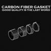 4 Pieces Headset Spacer Bike Frame Parts Cycling Fitting Carbon Fiber Washer Ring Modified Component Stem Gasket Rings