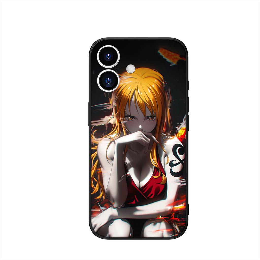 Nami ONE PIECES Roronoa Luffy Zoro Cover Phone Case for Apple iPhone 16 15 14 Plus 13 12 Mini 17 Pro Max + 16E Air 16+ ProMax