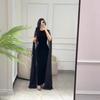 Robe de soirée Velours Bodycon Manches Cache-cœur Automne Hiver Nouvelle Collection Pour Femmes, Style Européen Américain Robe de Soirée Formelle de Fête Pour Crossborder