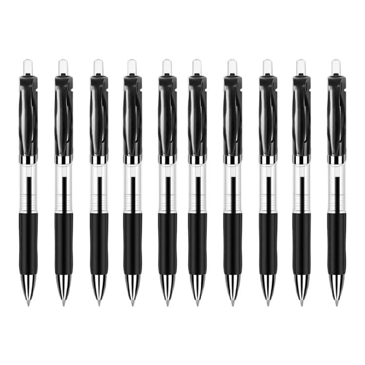 

10Pcs Retractable Gel Inks Pen Comfortable Grip 0.5mm Fine Point Gel Pen Red/Blue/Black Inks for Journaling Note Taking