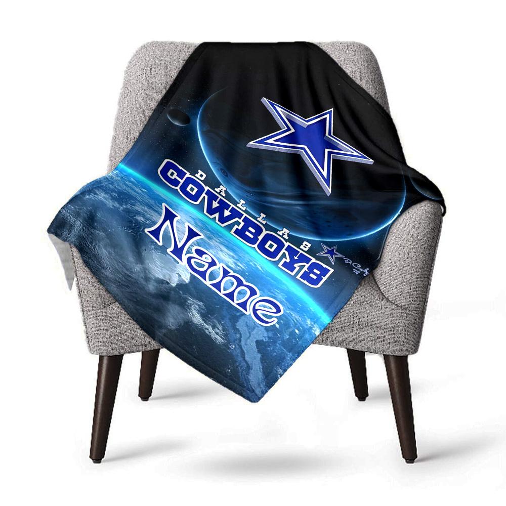Dallas Cowboys Koc Domowy Dostosuj Swoje Imię Komfortowy Miękki Lekki Na Wszystkie Pory Roku Wielofunkcyjny Koc Na Pikniki Kanapy Biura Łóżka Salon