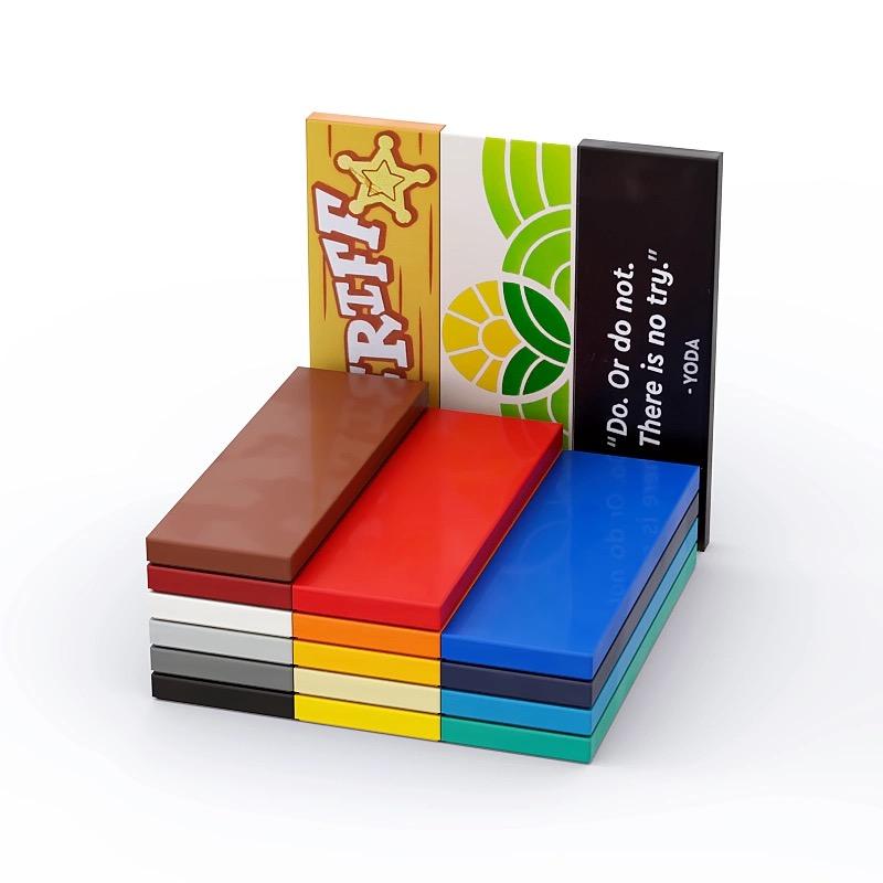 70 STÜCKE FLACHE FLIESE 2X6 Platte Kompatibel 69729 Platte Selbstverriegelnde Steine Bausteine Spielzeug Zubehör