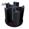 Compacte Wisselgeld Organizer 3D Geprint Universele Munt Houder Grote Capaciteit Houder voor Auto Draagbare Auto Individuele Sleuf Houder Roterende Organizer,