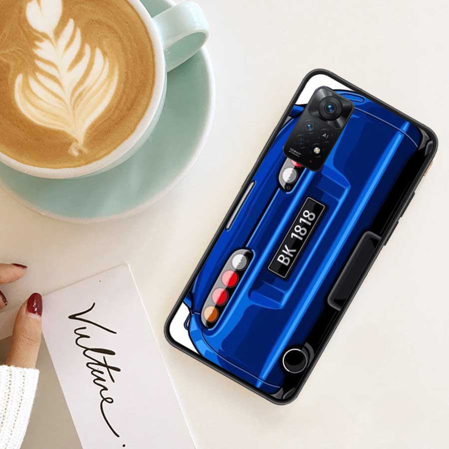 

Чехол для телефона с изображением японского аниме Initial D Car taillight для Redmi Note 13 Pro 5G Plus 12 12C 10 10A 10C 9 9A 9C 9T 8 8A K60 K70 Pro Xiaom Redmi 12C