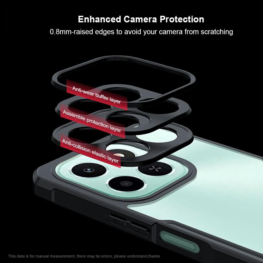 XUNDD For Honor X6c 4G Case Dropproof TPU+Acrylic Clear Back Phone Cover