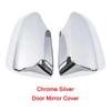 Door Mirror Shell For TOYOTA YARIS Vios 2013 2014 2015 2016 2017 2018 Chrome Silver Car Rearview Accessories Protective Cover
