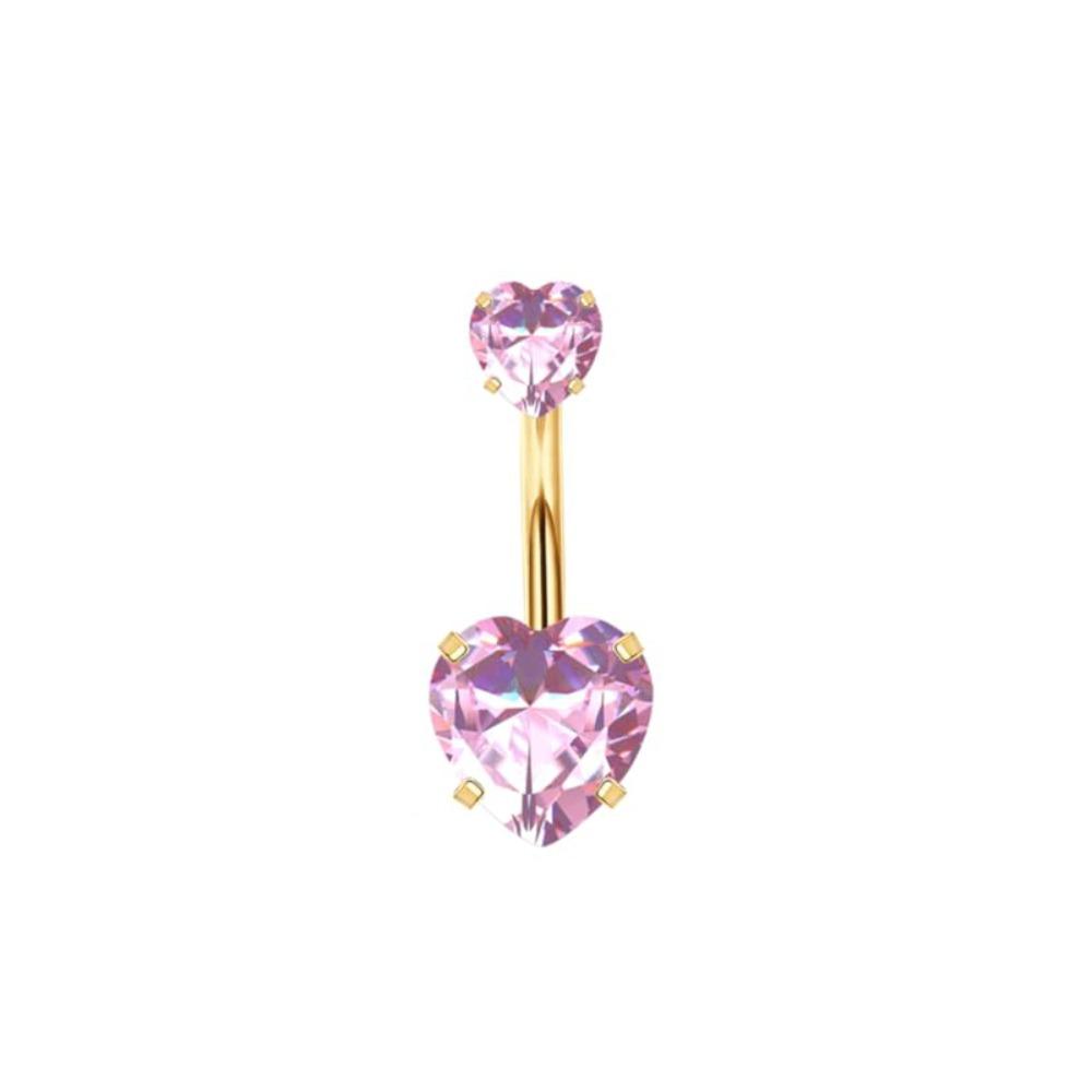 Bobisty14G Belly Button Bars for Women Surgical Steel Belly Bar CZ Butterfly Snake Clicker Navel Ring Body Piercing Jewellery