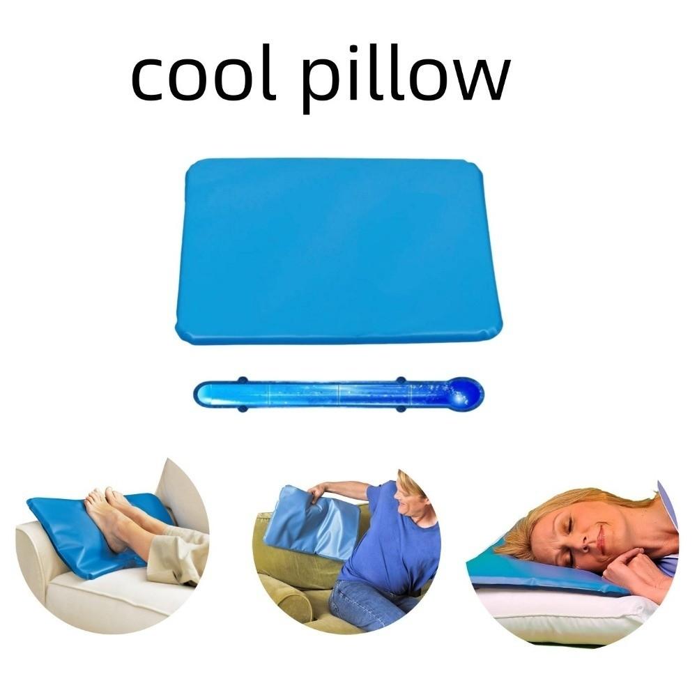 Refillable Cooling Ice Pillow PVC Ice Mat Cooling Pad Ice Cushion Summer Use