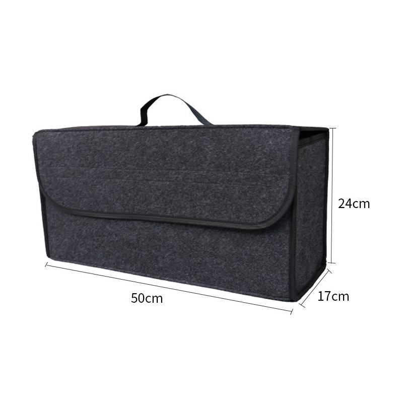 Large Car Soft Felt Trunk Organizer - Storage Bag, Auto Accessories Soft Felt Tool Storage Box