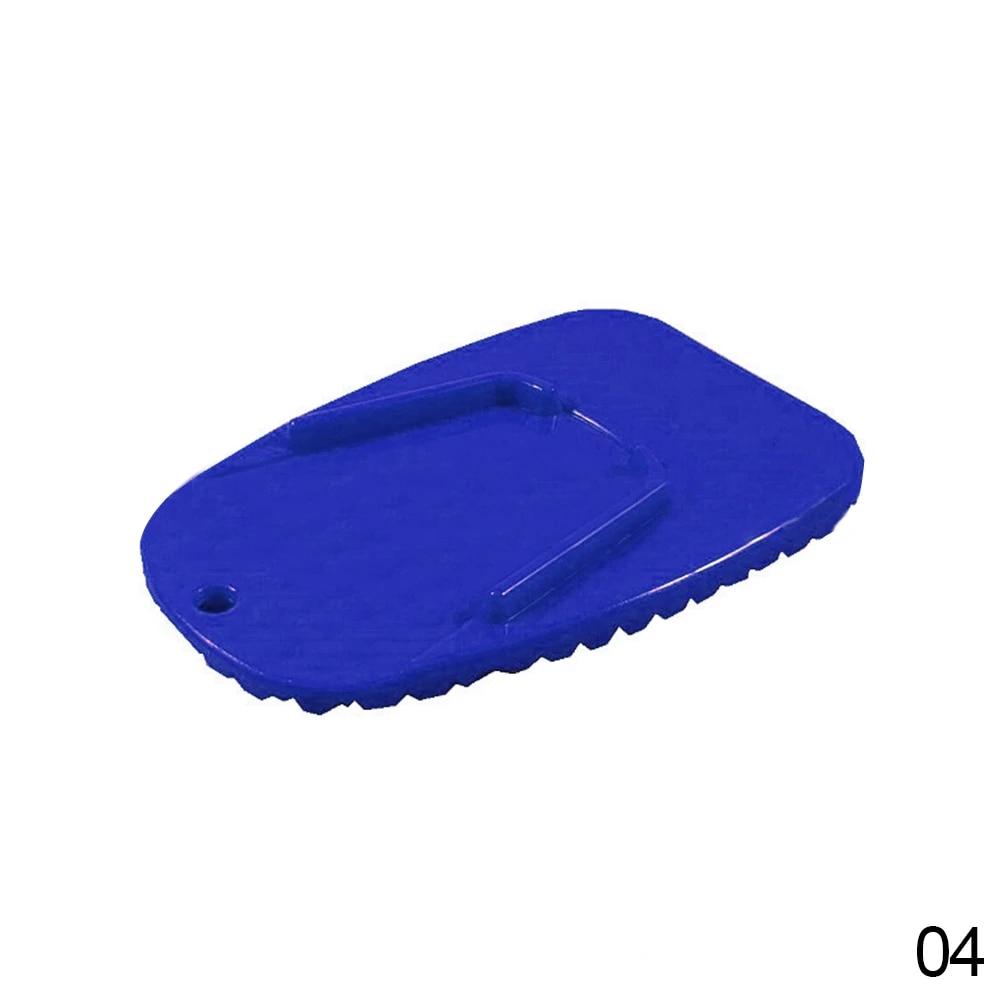 1 ks černý univerzální plastový boční stojan na motocykl, protiskluzová deska, boční prodloužení, podpěra, základna pro nohy