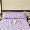 1 pc Long Couple Pillow Shams 100/120/150/180cm Long Pillow Cover with Ruffles Decorative Soft Purple Quilted Pillowcases Cover