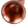 Vintage Metal Wine Glass Embossed Decorative Retro Metal Goblets for Home Bar 2pcs Rose Gold