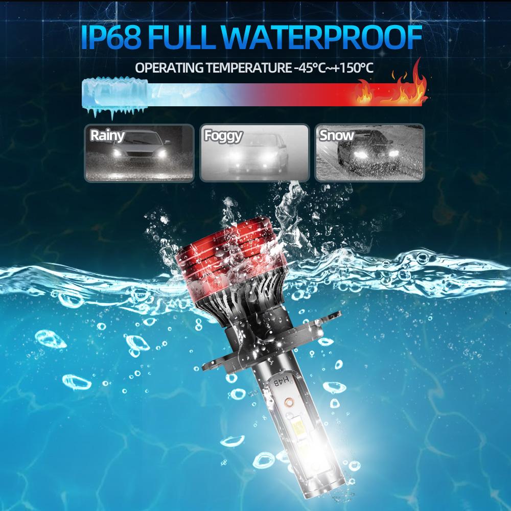 9005 9006 H1 H11 H7 880LED Headlight 9007 H4 H13 Hi/Lo Beam Bulb 400% Brighter LED Conversion Kit 6000K White Light Bulbs