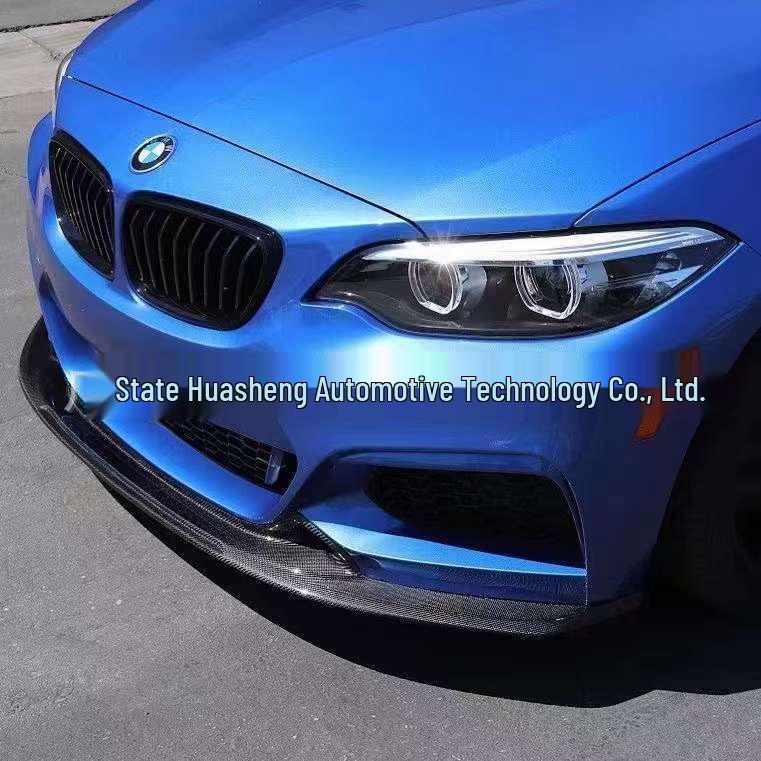 BMW 2 Series F22 Carbon Fiber EXO Style Front Lip Spoiler 3D Design.