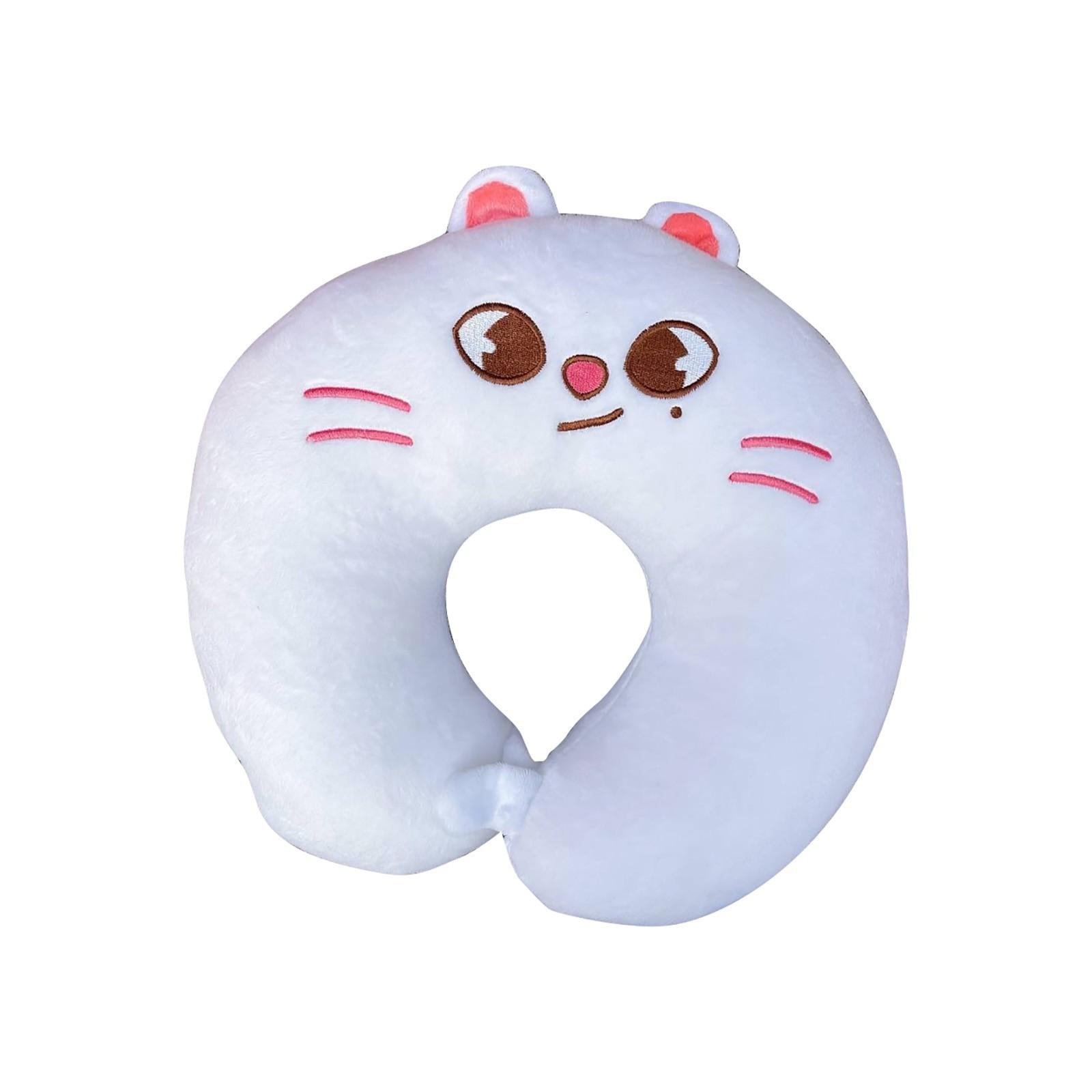 

Подушка для шеи автомобиля, подголовник автомобильного сиденья с милым мультфильмом, мягкая удобная подушка для шеи для автомобиля One Size