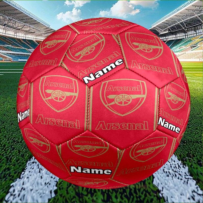 Custom Name Personalized Football team-A Print Size 5 Soccer Ball Training & Match Football, for Team, Kicking, Gift for Football Enthusiasts