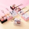 Cute Dog Squeeze Keychain Creative Stress Relief Fidget Pendant Mini Sensory Toy for Handbags Kids Party Gifts