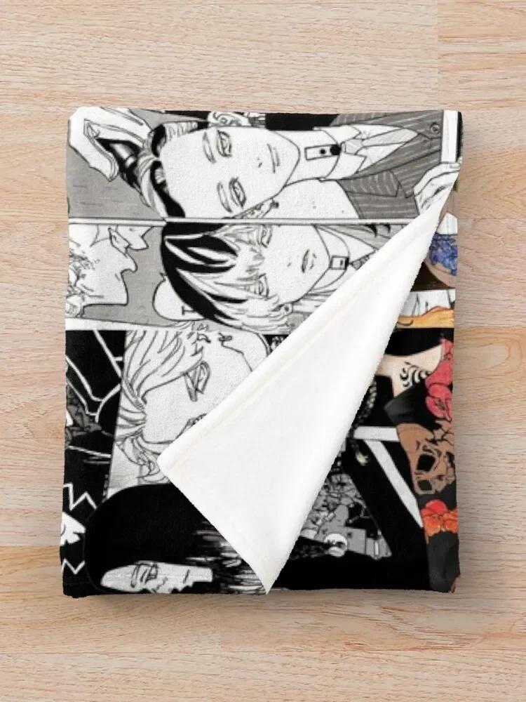 Haitani Brothers (Rindou & Ran) Manga Collage TR Throw Blanket manga Nap Blanket blankets for beds throw blanket