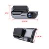 HAOGU 4K Car Dash Camera UHD Recording Car DVR Night Vision Video Recorder DashCam With GPS Wi-Fi Support Black Box 24H Parking