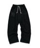 AMOU D-Star One Tuck Sweat Pants Black