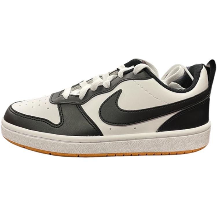 Nike Court Borough Low 2 Comfortable Soft Non-Slip Durable Low-Top Kids Skate Shoes Men sneaker White Black IF0846-101