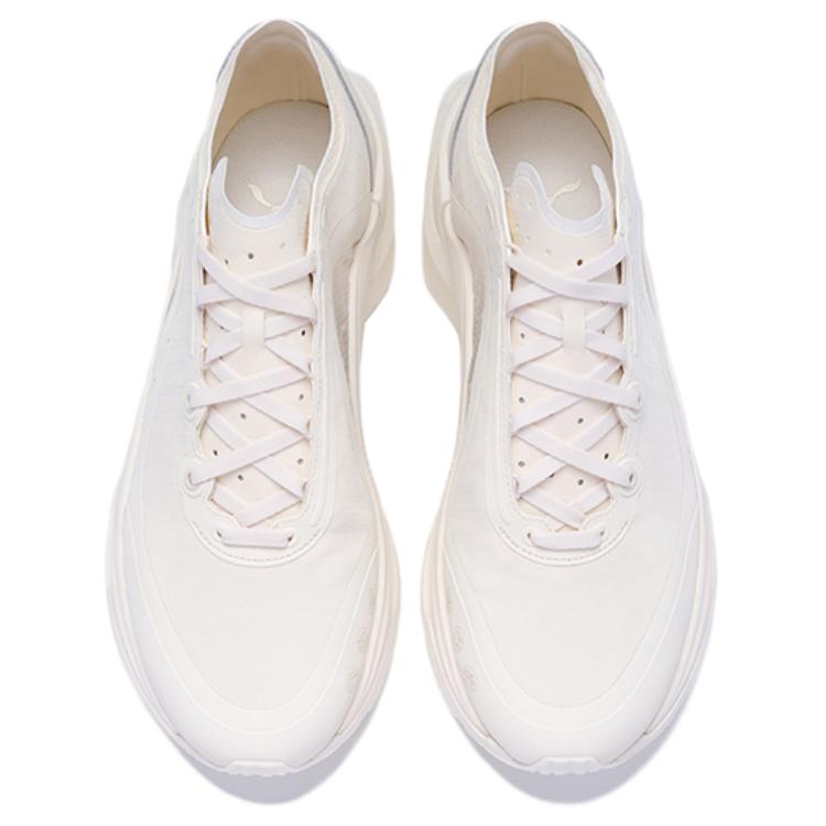 Li-Ning 1990 Tpu Shadow Fashion Classic Shock Absorption Non-Slip Low-Top Casual Shoes Men Casual Shoes Off-White ALFV009-1