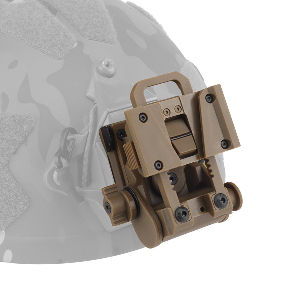 L4G24 NVG Helmet Mount Foldable Night Vision Goggles Mount Nylon Helmet Mount for PVS15 PVS18 PGPNVG18 Goggles