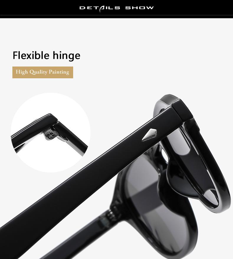 Evropský a americký styl retro nýtované sluneční brýle - Dámská UV ochrana, Malý rám