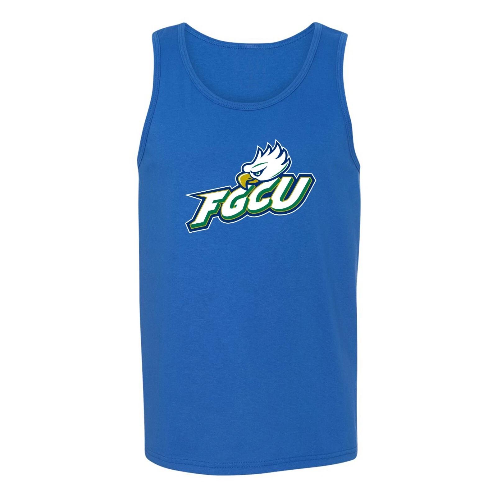 Florida Gulf Coast University Eagles Primary Logo Sports Team Tank Top - Royal L