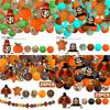 5/25PCS Thanksgiving-Themed Silicone Beads Set, Perfect for DIY Crafting Keychains, Necklaces, Bracelets & More