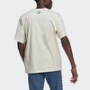 adidas T-shirt Manches Courtes Imprimé Originals Stan Smith Homme Hauts Blanc Cassé GQ8873