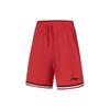 Li Ning Sports Basketball Series Logo Print Sweat-Wicking Competition Basketball Suit Men Sportswear Red AATT001-2