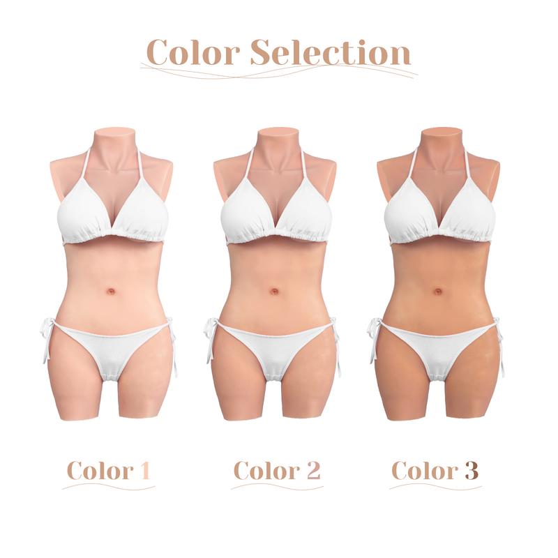 KUMIHO Falešné prsní formy Silikonové body Realistická prsa Falešná vagina Crossdresser Transvestité Kostýmy Shemale Hrudník