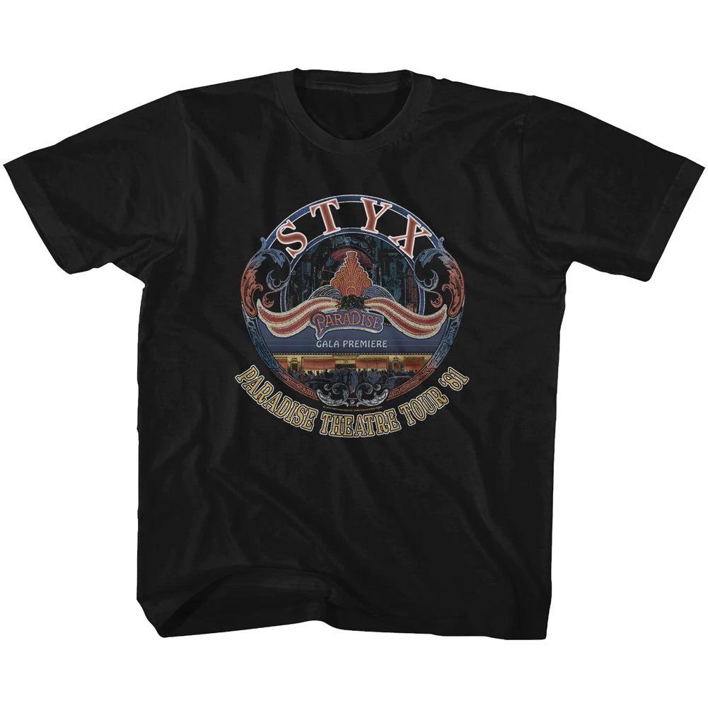 Styx Paradise Theatre Tour 81 Youth T Shirt 2T-YXL Rock Music S