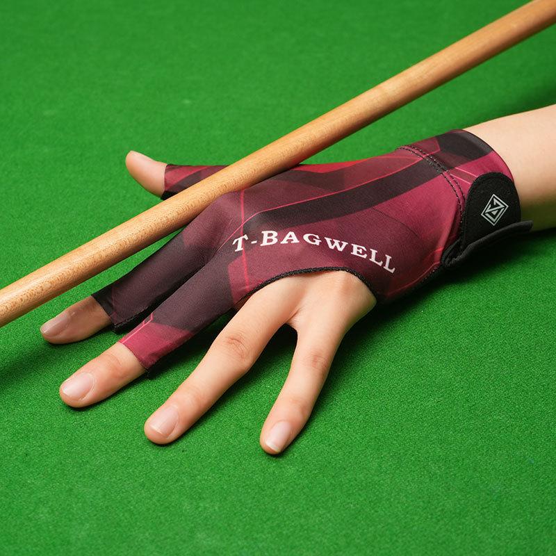 

Men s and Women s Billiards Finger Exposed Professional Snooker Competition Anti Slip Thin Three Finger High Elastic Billiards Gloves average size