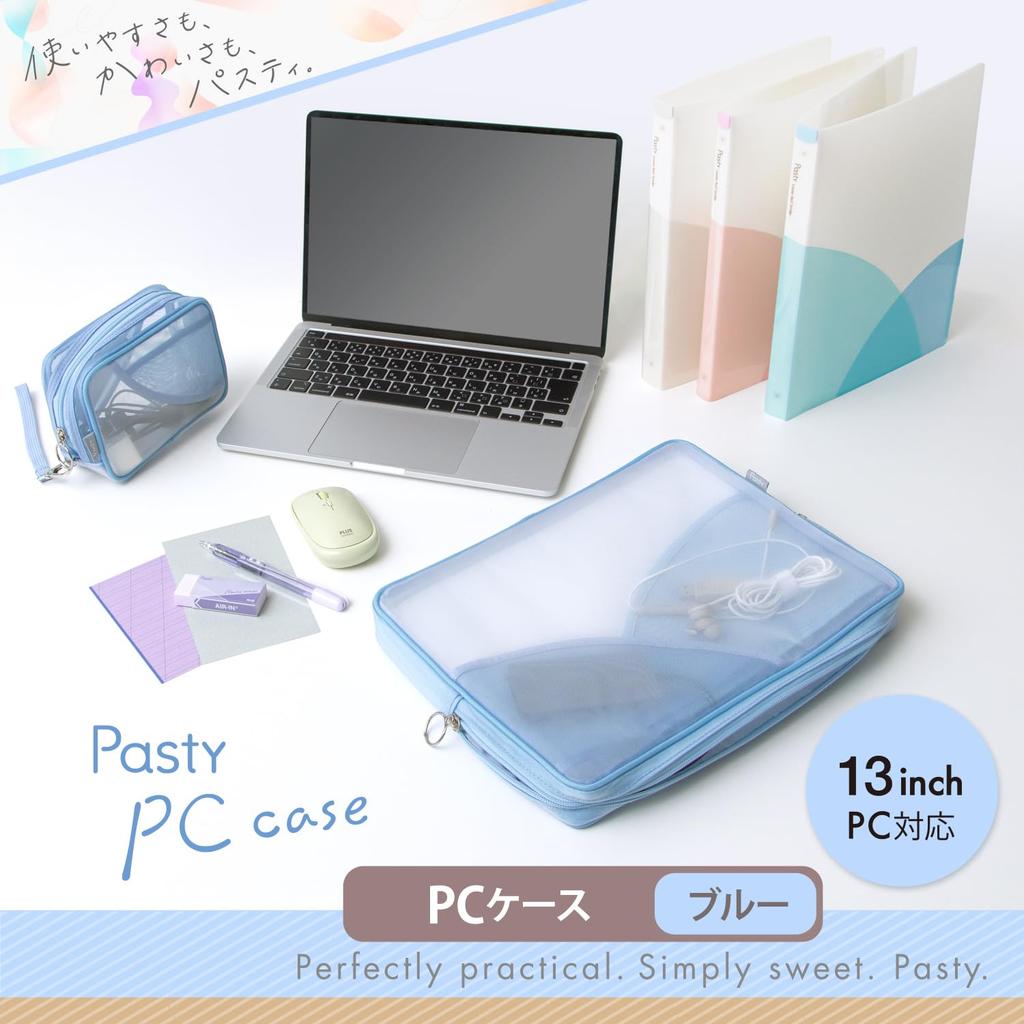 Plus Laptop CaseTablet Case with Protective Cushion, Pasty Blue FL-230CA 98-663