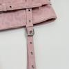 2026 Korean Style Women's Leather Shoulder Bag - Simple, Versatile, Commuting Handbag with Buckle Design