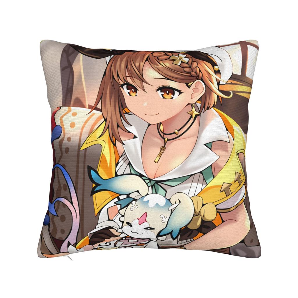 Game Atelier Ryza Pillow Cover  Cute Funny Pillow Case For Sofa Home Decor Print Cushion Cover Gift