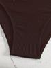 Plus Size Women's Tummy Control Maternity Swimsuit - Solid Color Fashion for European & American Styles, Ideal for Vacations & Hot Springs