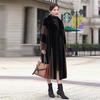 Plus Size Long Faux Fur Winter Coat with Stand Collar - Elegant and Warm
