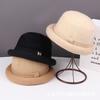 Autumn and Winter New Plush Basin Hat, Plush Thickened Warm In the Elderly Ladies Dome Hat Knitted Fisherman Hat