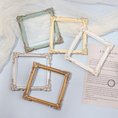 Mini European-Style Resin Photo Frame for Nail Art Display & Photography