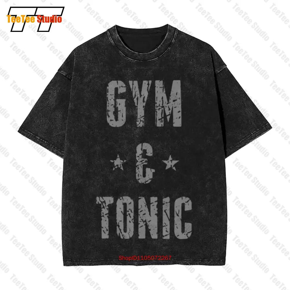 Gym Tonic Workout Sublimation  Poly Vintage Oversized TShirt YZR S
