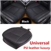 Usa Black Pu Leather Car Sedan Driver Front Seat Cover Cushion Pad Protector Mat