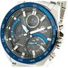 EDIFICE Casio ECB-900DB-1B Bluetooth Chronograph Calendar Analog Digital Watch Black Blue Stainless Steel Waterproof