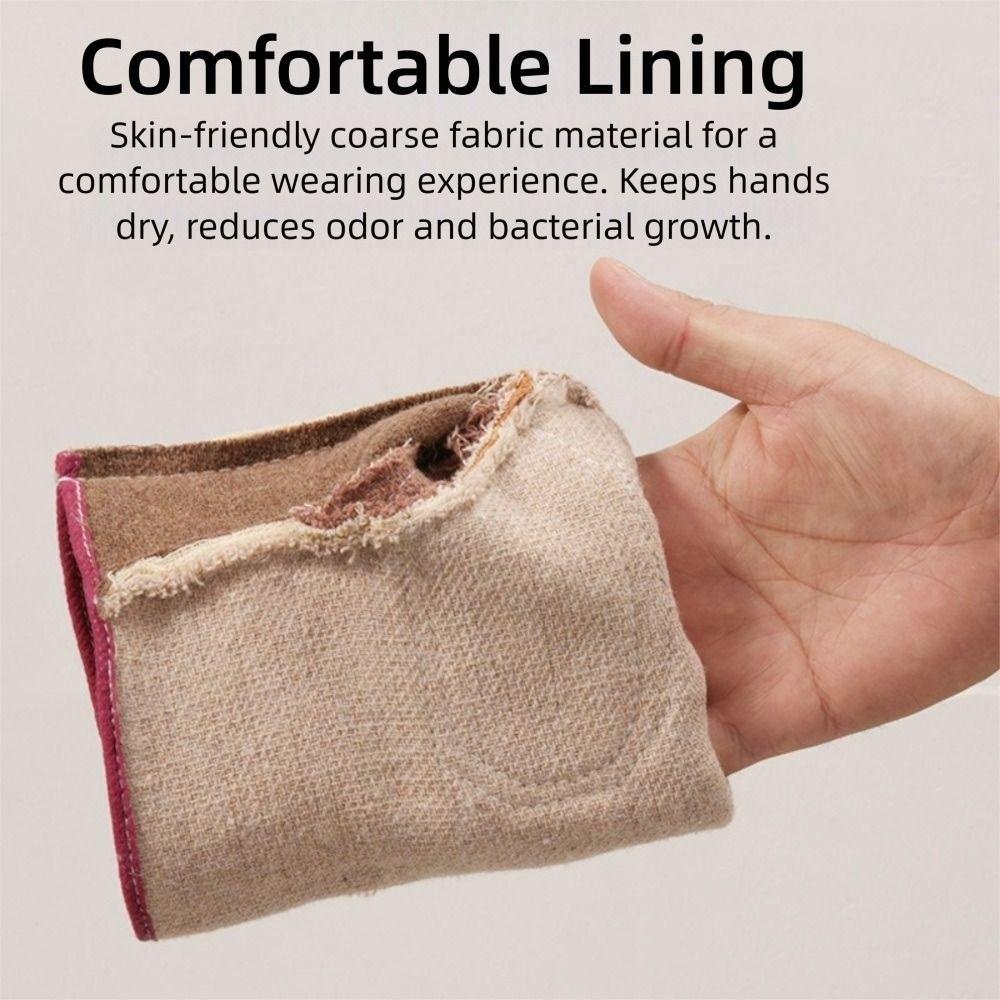 Canvas Schweißhandschuhe Verschleißfeste Mechanikerhandschuhe Neue Sicherheitshandschuhe