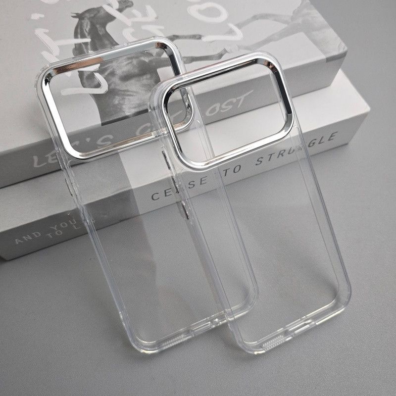 Case For Xiaomi Poco F8 Pro F8 Ultra Simple Clear Camera Plating Magnetic Anti Fall Protect Phone Cover For Poco F8Pro 5G Shell