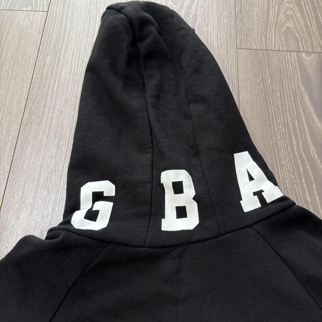 [USED] BIGBANG Black Hooded Zip-Up Hoodie